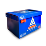 caja azul